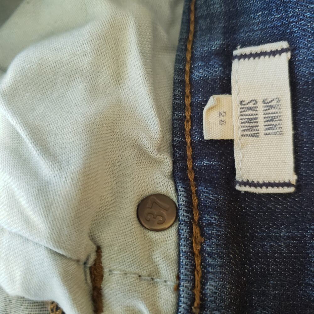 Madewell Skinny Skinny Jeans Dark Wash Distressed Size 28 - Picture 7 of 8